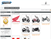 Tablet Screenshot of dream-moto.com
